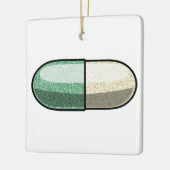 Glitter Fluoxetin Keramikornament (Links)