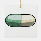 Glitter Fluoxetin Keramikornament (Rückseite)
