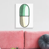 Glitter Fluoxetin Leinwanddruck (Insitu (Wohnzimmer))