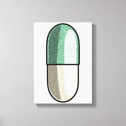 Glitter Fluoxetin Leinwanddruck (Vorderseite)