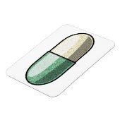 Glitter Fluoxetin Magnet (Linke Seite)