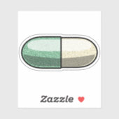 Glitter Fluoxetine Aufkleber (Blatt)