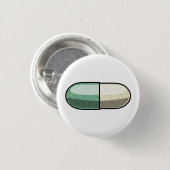Glitter Fluoxetine Button (Vorne & Hinten)