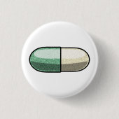 Glitter Fluoxetine Button (Vorderseite)