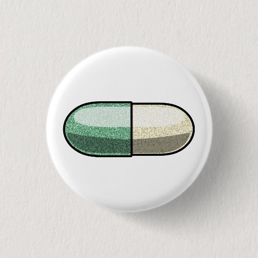 Glitter Fluoxetine Button (Vorderseite)