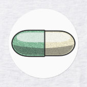 Glitter Fluoxetine Etiketten (Design 2)