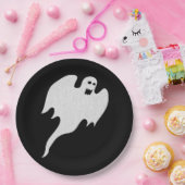 Glitter Geist Halloween Pappteller (Party)