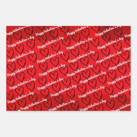 glitter geschenkpapier set (Vorderseite 2)