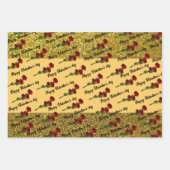 glitter geschenkpapier set (Vorderseite)