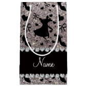 Glitter-Gesellschaftstänze des individuellen Kleine Geschenktüte (Vorderseite)