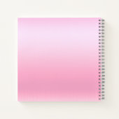 Glitter Glamour Crown Pink Notizblock (Rückseite)