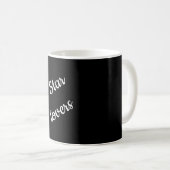 Glitter Gold Herz Ästhetik Kaffeetasse (VorderseiteRechts)