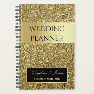Glitter Gold Hochzeit Planer