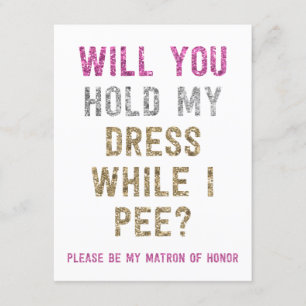Glitter Halt Mein Kleid Während Ich Pipi Mach   Ma Einladung