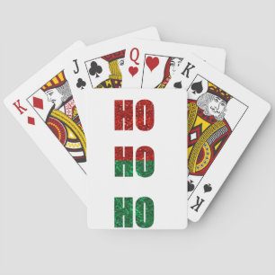 Glitter Ho Ho Ho Spielkarten