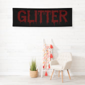 Glitter in Blood Typografie  Banner (Insitu)