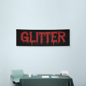 Glitter in Blood Typografie  Banner (Messeveranstaltung)