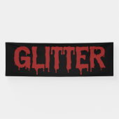 Glitter in Blood Typografie Banner (Horizontal)