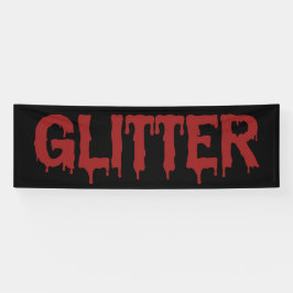 Glitter in Blood Typografie  Banner