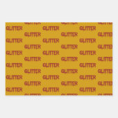 Glitter in Blood Typografie Geschenkpapier Set (Vorderseite 2)