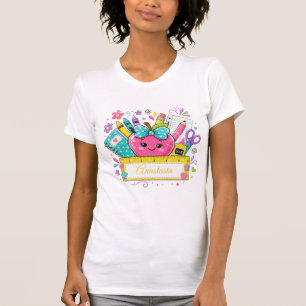 Glitter Kawaii Schulbedarf Lehrer & Schüler  T-Shirt