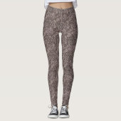 Glitter Lace Illusion Pattern – Elegant Sparkling  Leggings (Vorderseite)