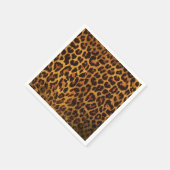 Glitter-Leoparden-Druck Serviette (Ecke)
