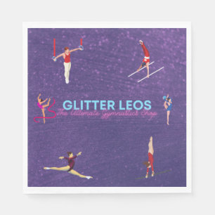 Glitter Leo's - Der ultimative Turnladen Serviette