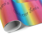 Glitter Leo's Geschenkpapier (Rolleneckpunkt)