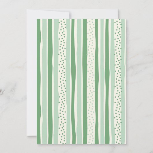 Glitter Lucky One St Patrick First Birthday Einladung (Rückseite)