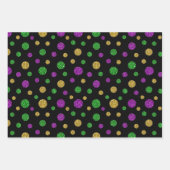 Glitter Mardi Gras  Geschenkpapier Set (Vorderseite)