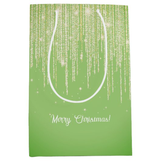 Glitter Mittlere Geschenktüte (Vorderseite)