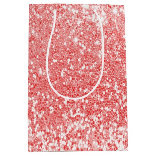 Glitter Mittlere Geschenktüte (Vorderseite)