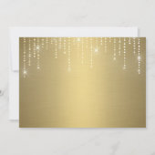Glitter-Muster leere Einladung (Rückseite)