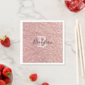 Glitter Name Serviette (Beispiel)