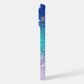 Glitter Ombre Monogram iPhone-Hülle | Personalisie iPhone Hülle (Linke Seite)