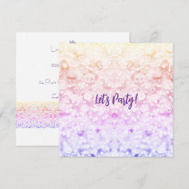 Glitter-Party-Einladung
