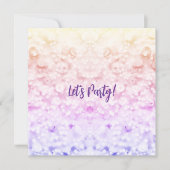 Glitter Party Invitation  (Vorderseite)