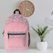 Glitter Pink Backpack: Discover Your Style Bedruckter Rucksack
