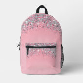 Glitter Pink Backpack: Discover Your Style Bedruckter Rucksack (Vorderseite)
