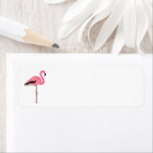 Glitter pink flamingo beach Christmas (Insitu)