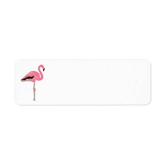 Glitter pink flamingo beach Christmas (Vorne)