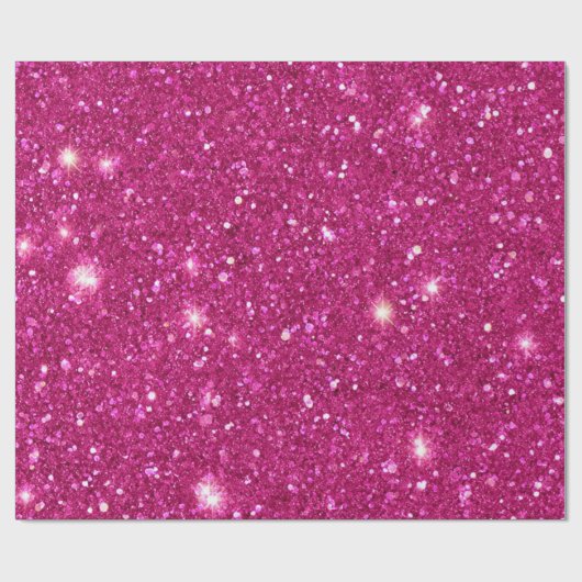 Glitter Pink Geschenkpapier (Flach)