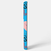 glitter pink heart vibrant romantic wallpaper samsung galaxy hülle (Rückseite (Horizontal))