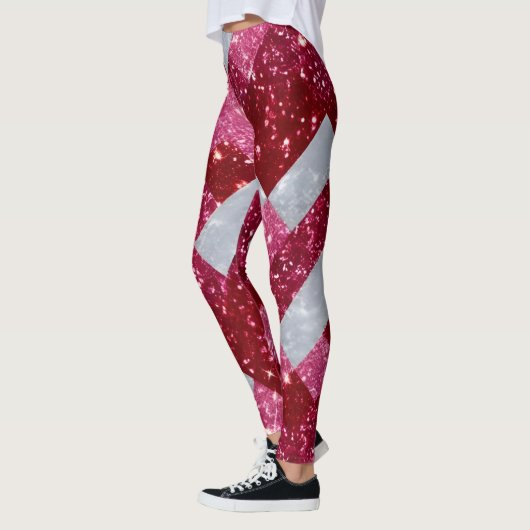 Glitter Pop Argyle Leggings (Links)
