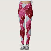 Glitter Pop Argyle Leggings (Vorderseite)