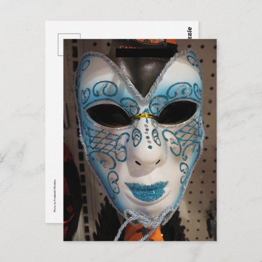 Glitter Postkarte (Vorne/Hinten)