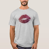 Glitter Red Lips T-Shirt (Vorderseite)
