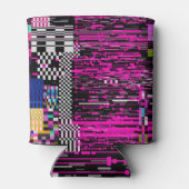 Glitter Retro VHS-Bildschirmstil Dosenkühler (Rückseite)