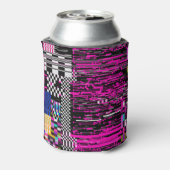 Glitter Retro VHS-Bildschirmstil Dosenkühler (Kanne Rückseite)